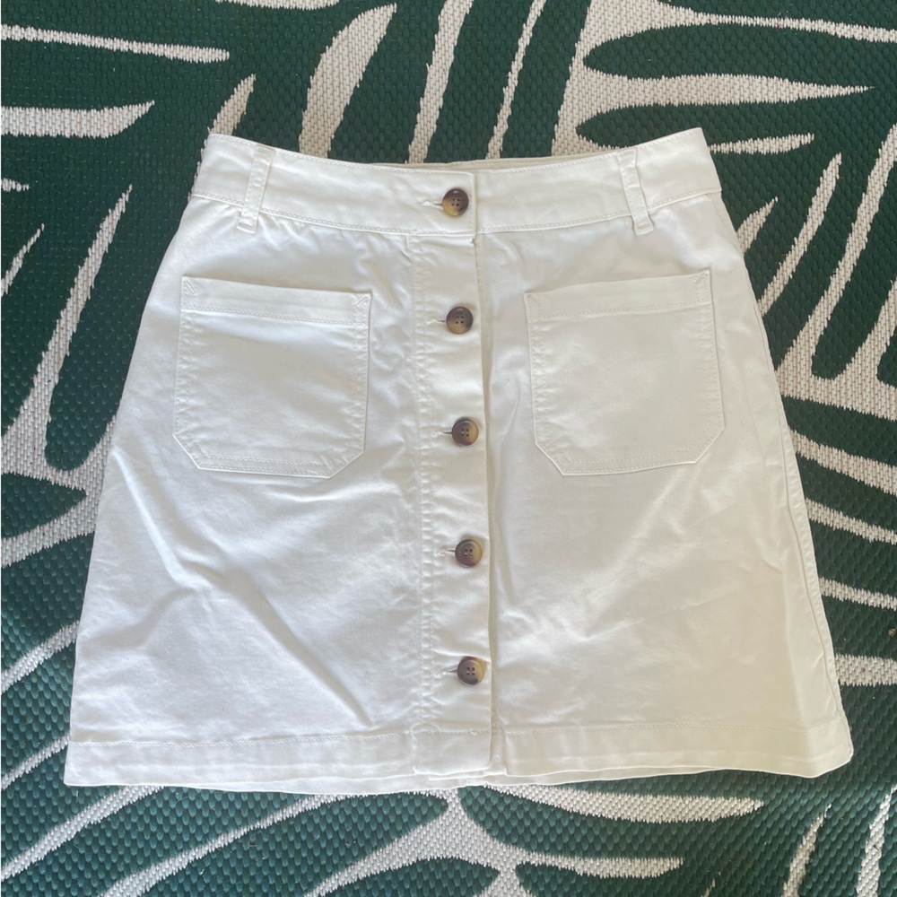 Marine Layer Front Patch Pocket White Button-Fron… - image 2